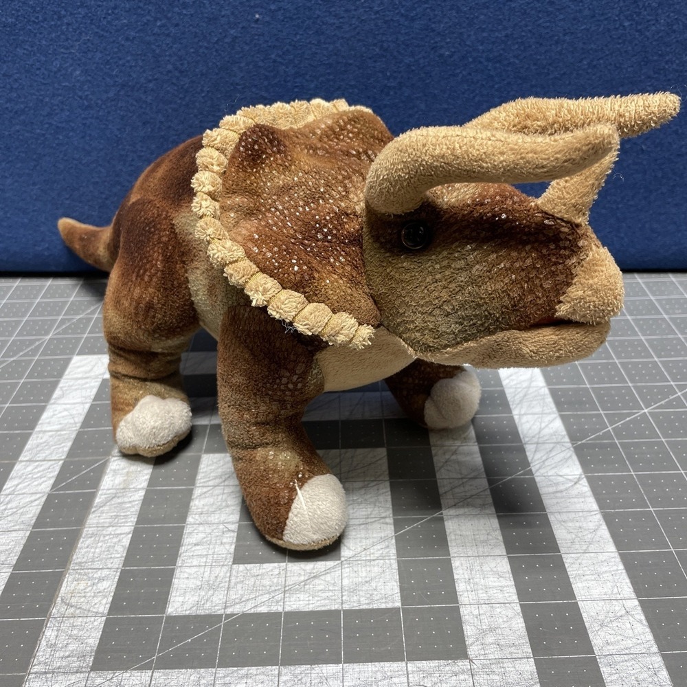 Wild Republic Dinosauria II Triceratops Stuffed Animal,‎ 17 Inches